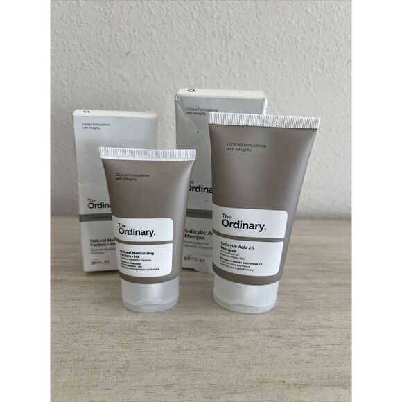 The Ordinary Natural Moisturizing Factors + HA & Salicylic Acid 2% Masque SET - Picture 1 of 5
